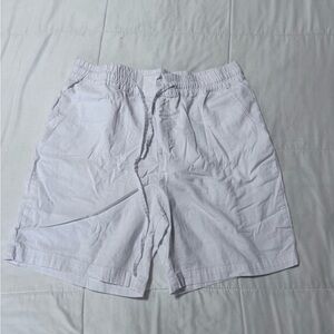 Classic White Men's Shorts